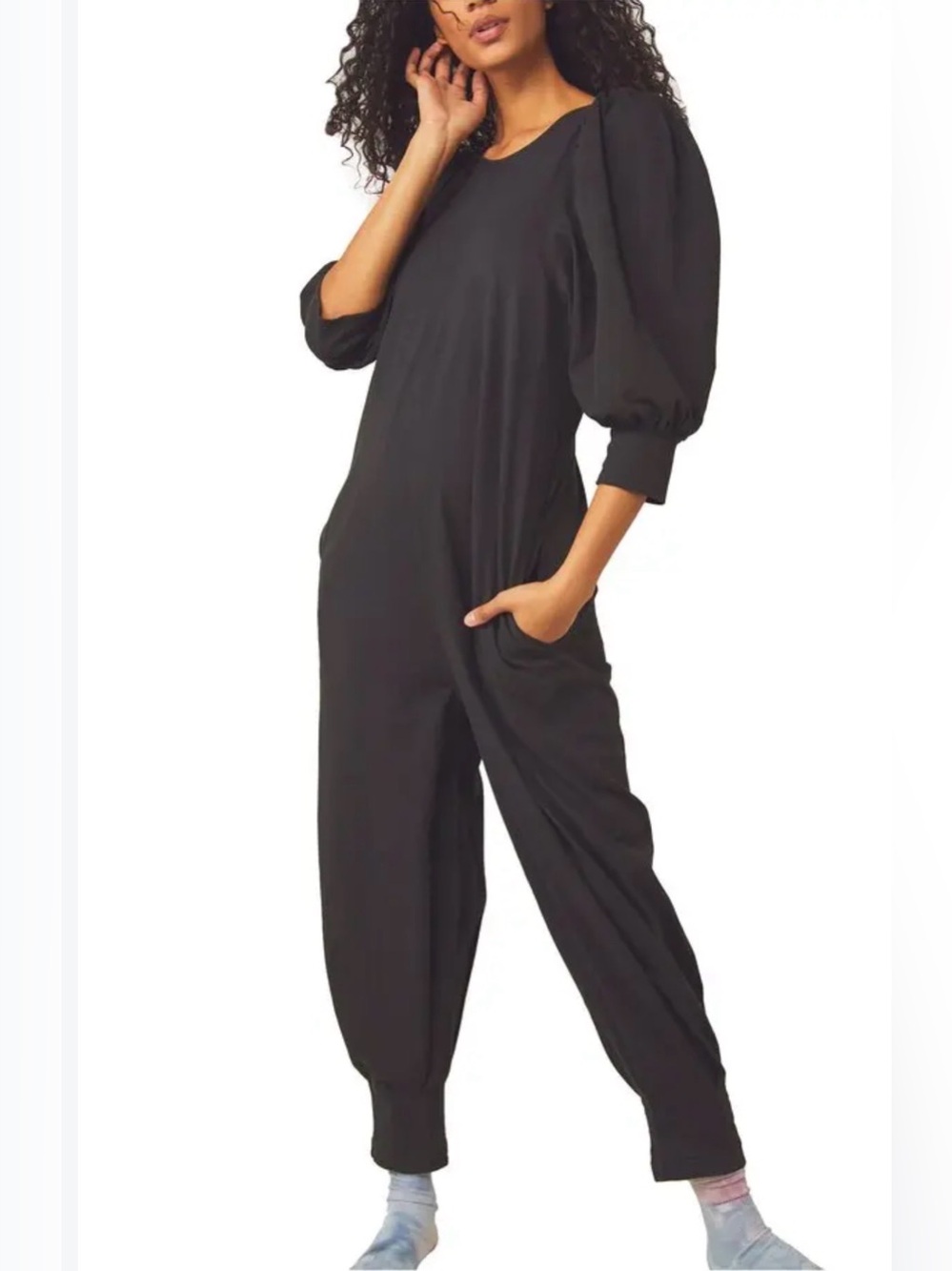 Free People Jackie V-Neck Jumpsuit, Small NWOT